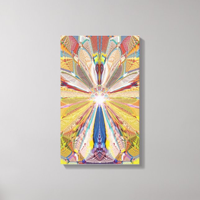 Toile Candy Waters Artiste de l'autisme (Recto)