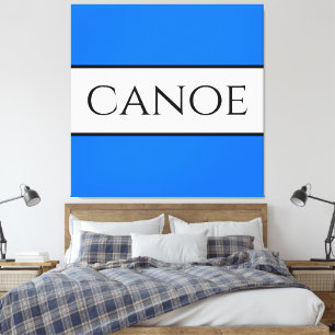 Toile CANOE Bleu Bleu Bleu Bleu Bleu Bleu Été