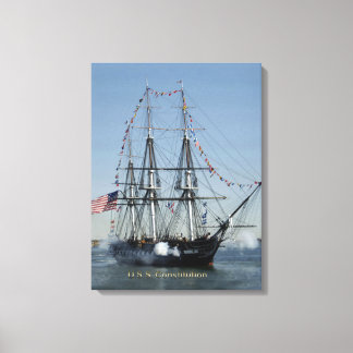 Toile Canons de tir de la Constitution américaine
