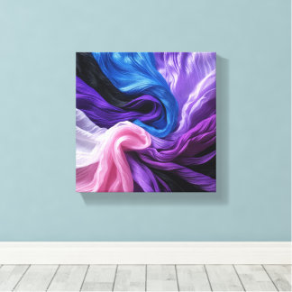 Toile Canva étirée colorée