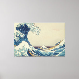 Toile Canvas à enveloppement Premium pour ondes de peint