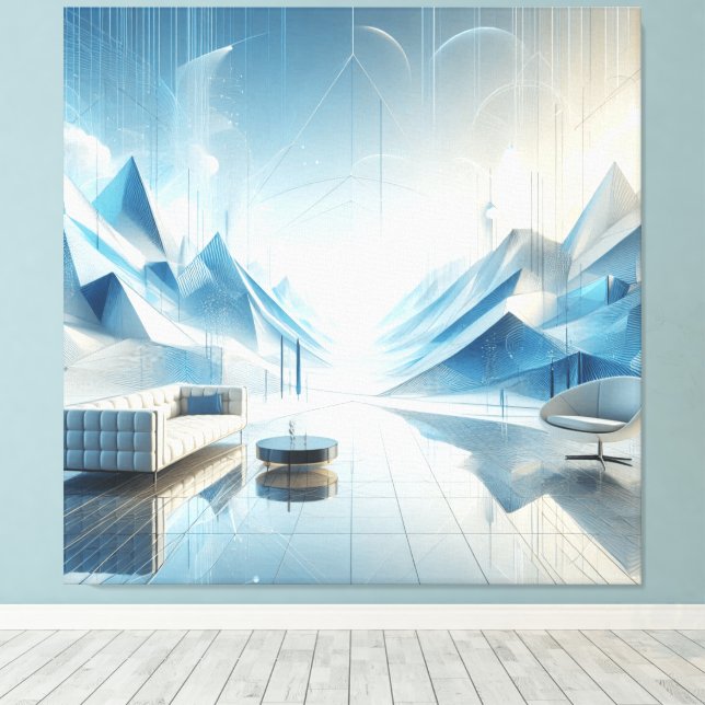 TOILE CANVAS ART - NORDIC VOID (Insitu (Plancher de Bois))