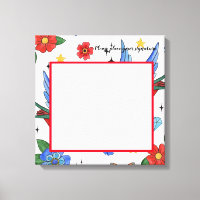 Canvas de 20 po x 20 po Signature Tatouage traditi