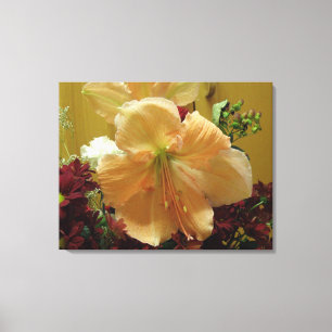 Toile Canvas de bouquet rose