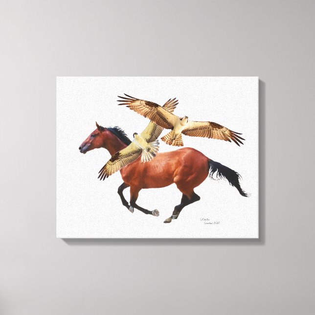 Toile Canvas de Cheval Thoroughbred (Recto)