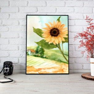 Toile Canvas de mur de tournesol
