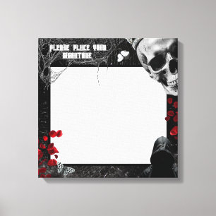 Toile Canvas de signature 20 po x 20 po Haunting Adeline