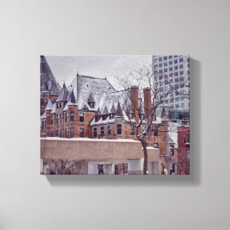 Toile Canvas des Beaux-Arts du Montréal historique