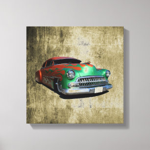 Toile Canvas Enveloppé De Voiture Classique