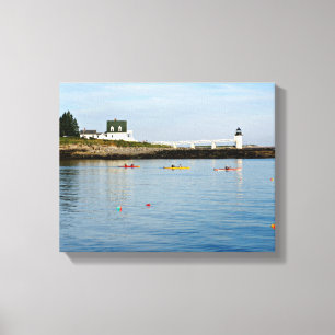 Toile Canvas enveloppé du phare Marshall Point Maine