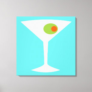 Toile Canvas étirée Martini Movie Classique (plus grande