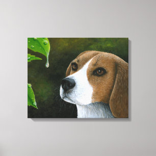 Toile Canvas étirés Beagle Dog 116