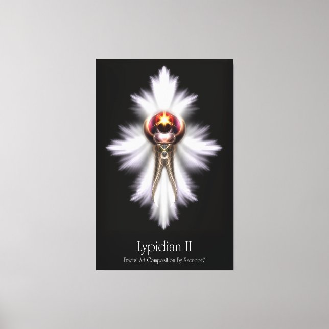 Toile Canvas Lypidian II Fractal Art M2 Imprimer (Recto)