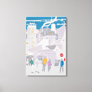 Toile Canvas Manchester uk Skyline
