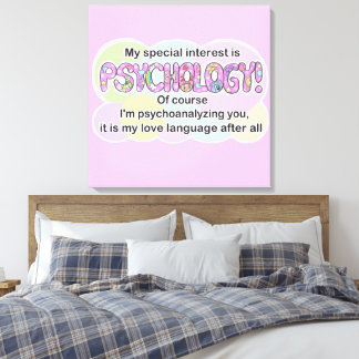 Toile Canvas Psychology Love Language (ADHD, Autistic)