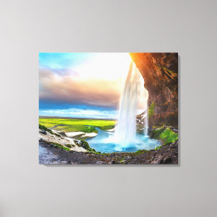 Toile Canvas Wall Art-Waterfall
