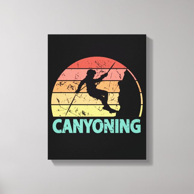 Toile Canyoneer Canyoneer Rappelling Canyoneer (Recto)