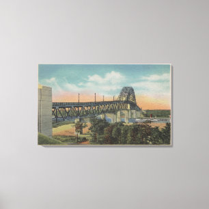 Toile Cape Cod, MassachusettsView de pont de Bourne