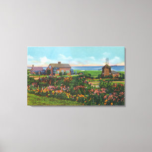 Toile Cape Cod, MassachusettsView des maisons par