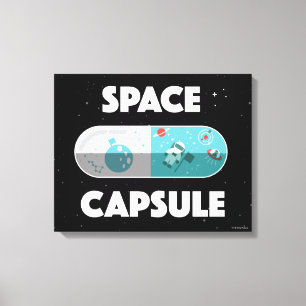 Toile Capsule d'espace