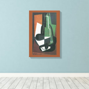 Toile Carafe à vin bouteille par Juan Gris, Cubisme Vint