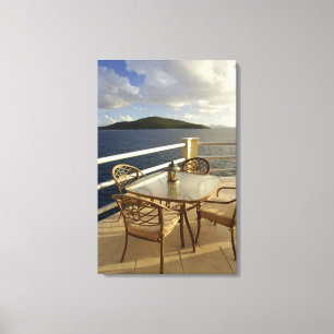 Toile Caraïbes, îles Vierges américaines, St. Thomas. Vu