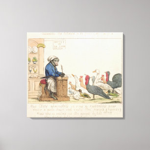 Toile Caricature de l'Assemblée des notables