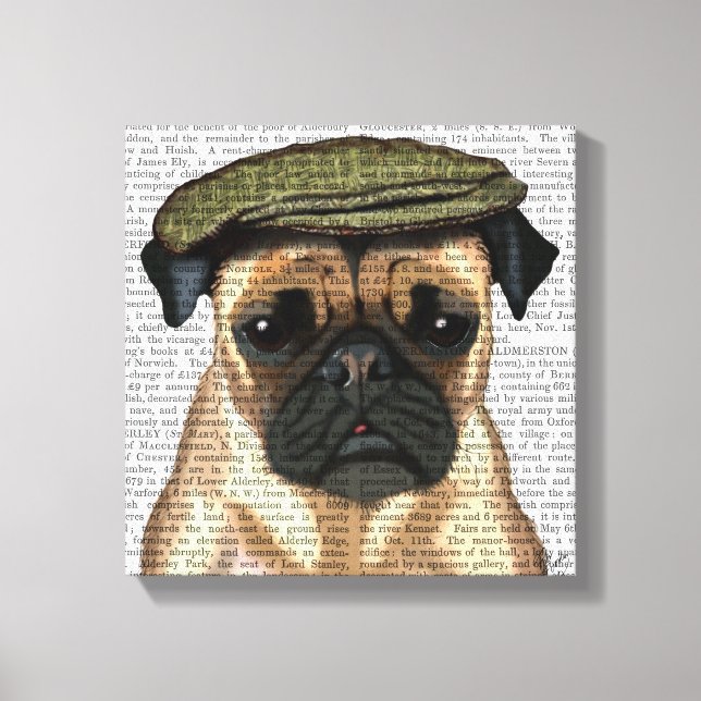 Toile Carlin en Casquette plat (Recto)