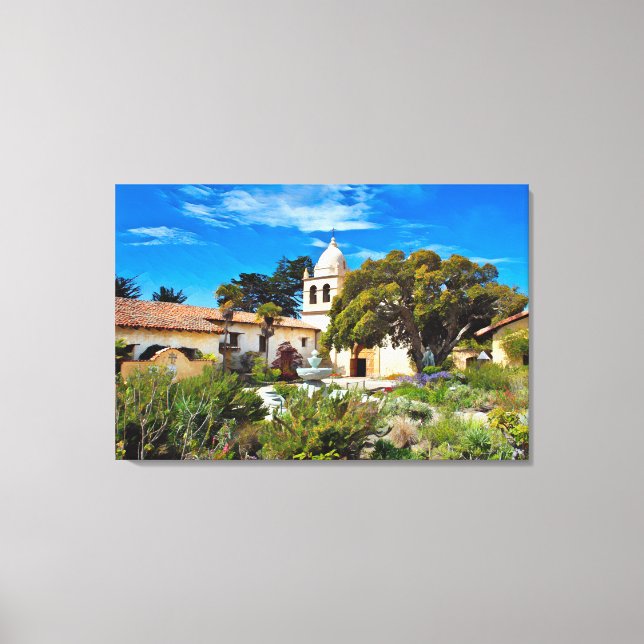 Toile CARMEL MISSION BASILICA Canvas Art (Recto)