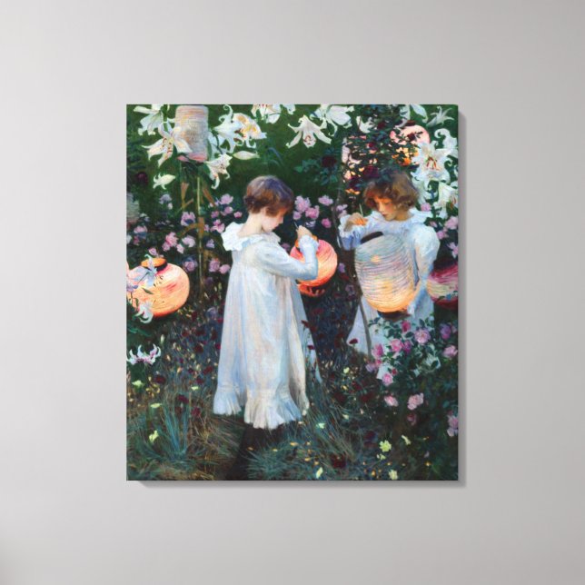 Toile Carnation Lily Lily Rose John Sargent Fine Art (Recto)