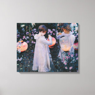 Toile Carnation Lily Lily Rose John Singer Sargent Art