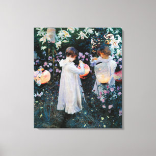 Toile Carnation Lily Lily Rose par John Sargent