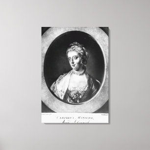 Toile Caroline Matilda, reine du Danemark et de Norvège