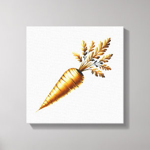 Toile Carotte dorée luxueuse