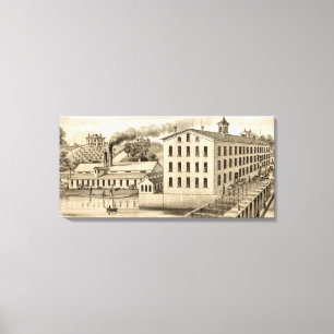 Toile Carpentersville Illinois Iron and Bolt Co. 1871