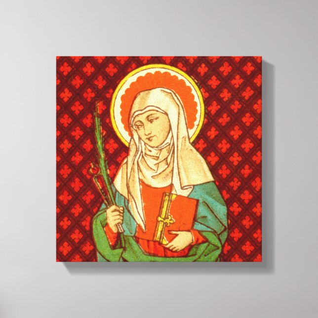 Toile Carré St. Apollonia (VVP 001)12"x12"x1.5" (Recto)