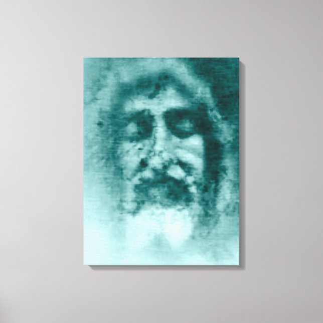 Toile Carreau de Turin : Le visage de Dieu, Jésus-Christ (Recto)