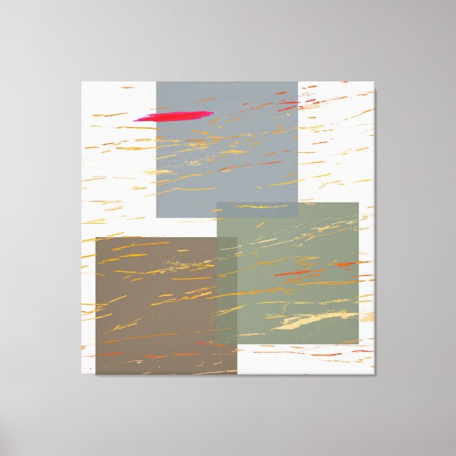 Toile Carrés en flux (Recto)