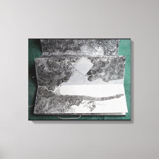 Toile Carte Blanche pour 1 Stylo en bout de course C (Recto)