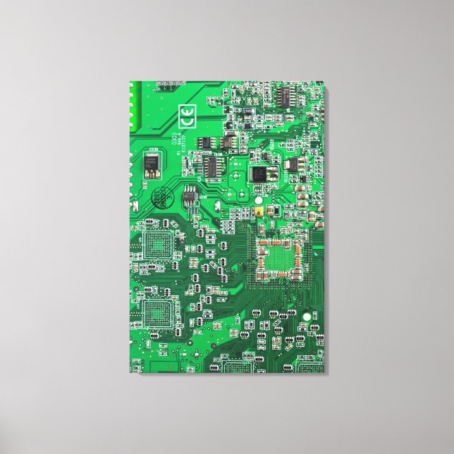 Toile Carte circuit imprimé circuit vert PCB (Recto)