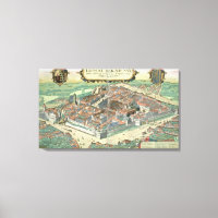 Carte de Leipzig, de Civitates Orbis Terrarum par