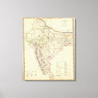 Carte de l'index India XII