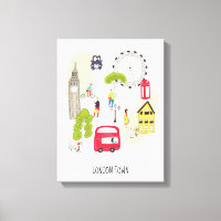Carte de Londres Artsy Cartographie Les monuments