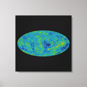 Toile Carte de l'univers de la sonde à micro-ondes WMAP