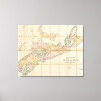 Carte de Mackinlay de la province de la Nouvelle-É