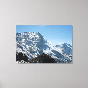 Toile Carte de vacances Snow Davos Suisse