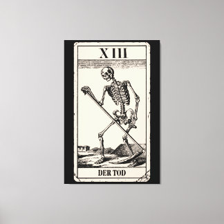 Toile Carte Der Tod / Death Tarot