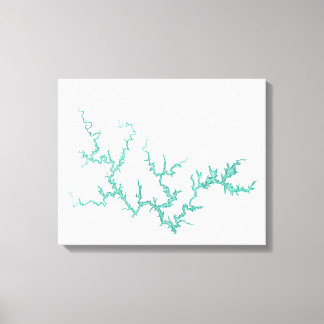 Toile Carte du lac Smith