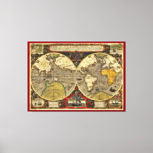 Toile Carte du monde antique n°2