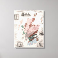 Carte géologique de l'Écosse